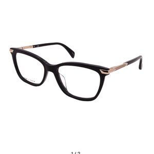 NEW Rag & Bone Women's RNB3050 51mm Optical Frames Eyeglasses Black / Silver